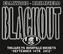 Elmwood Black Out  Easter Seals Brimfield Trojans